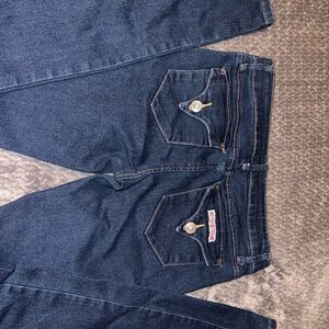 Hudson Jeans Dark Blue Straight Leg Denim